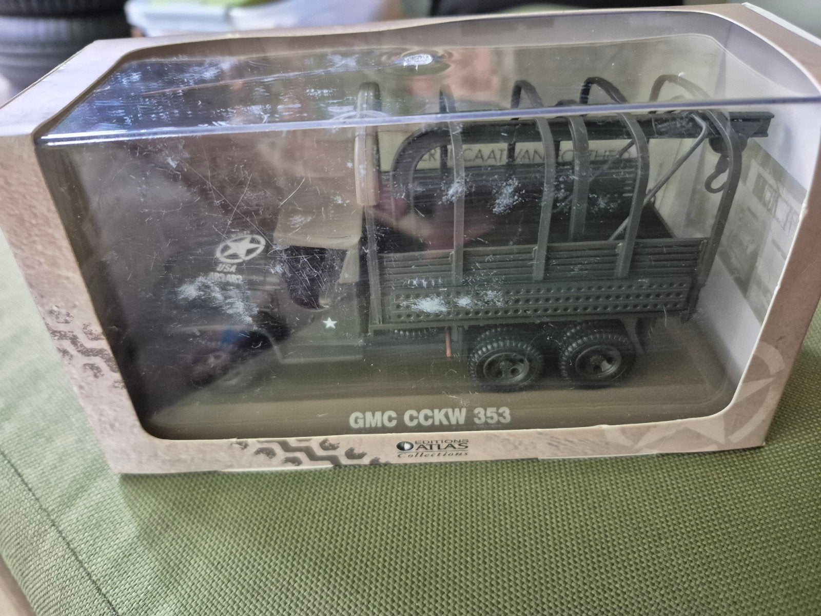 GMC CCKW 353 Legertruck Model - Atlas Collections, Overige merken, 1:32 tot 1:50, Nieuw, Ophalen of Verzenden