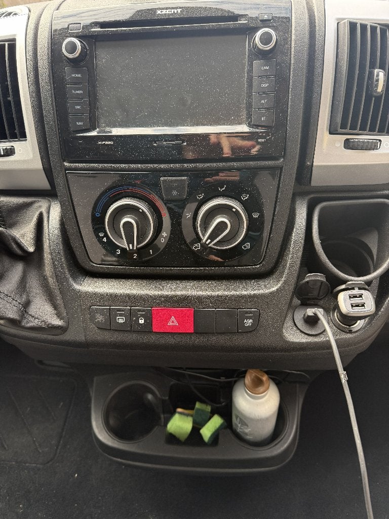Fiat Ducato autoradio XZent DAB+/FM/Camera en Tel. koppeling, Ophalen of Verzenden, Gebruikt