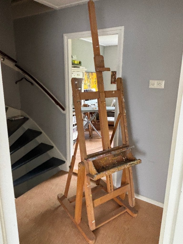 Grote schildersezel, Hobby en Vrije tijd, Schilderen, Ophalen, Gebruikt, Ezel