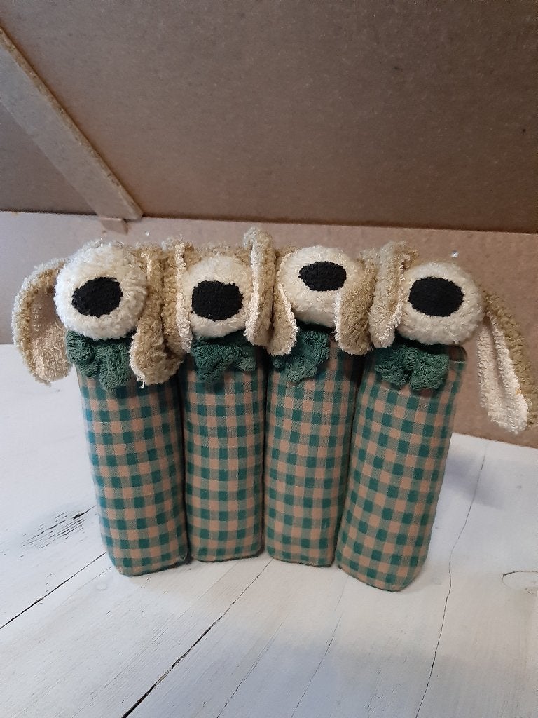 Onderzetter van stof voor het warm houden vd theepot - hond, Overige typen, Ophalen of Verzenden, Zo goed als nieuw, Overige materialen