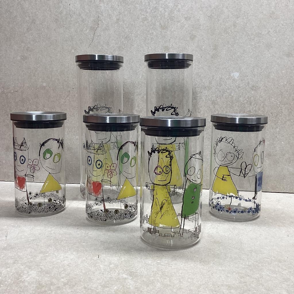 Voorraadpot(ten) Poul Pava servies, Huis en Inrichting, Keuken | Servies, Glas of Glazen, S, Verzenden, Overige stijlen