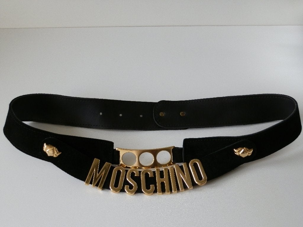 Moschino riem of ceinture . Vintage., Kleding | Dames, Tailleriem, Zo goed als nieuw, 3 tot 5 cm, 100 cm of meer