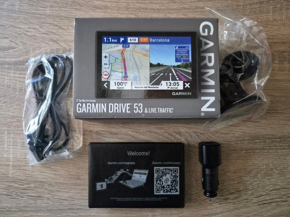 Garmin Drive 53 & Live Traffic zgan, Auto diversen, Autonavigatie, Ophalen of Verzenden, Zo goed als nieuw