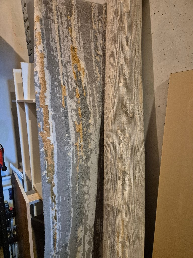 Vloerkleed tapijt, Ophalen, Beige, 150 tot 200 cm, 200 cm of meer