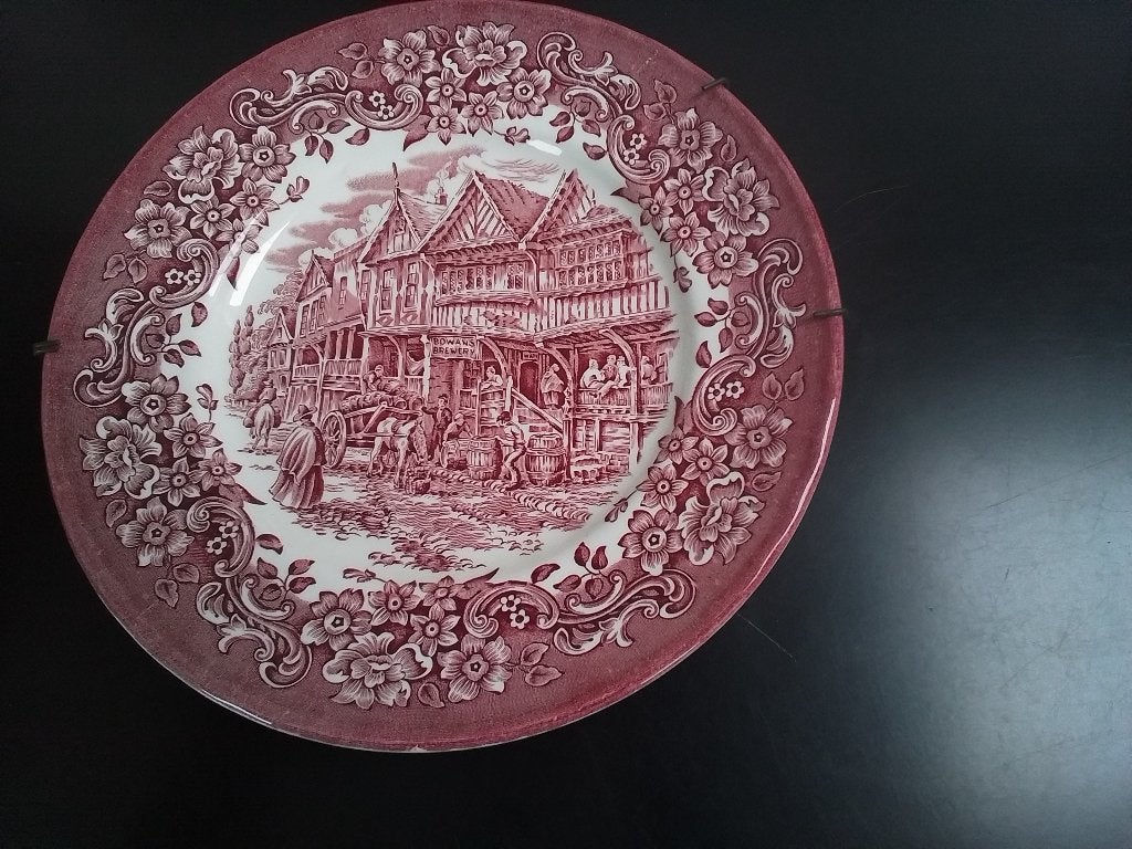 Aardenwerk bord Royal Tudor Ware, Antiek en Kunst, Ophalen of Verzenden
