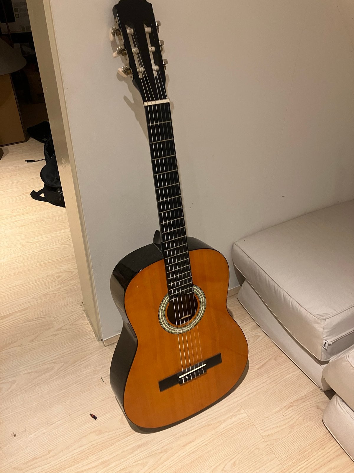 Messina Klassieke Gitaar 4/4 met Tas - Gebruikt, Verzenden, Gebruikt, Klassieke of Spaanse gitaar, Met koffer