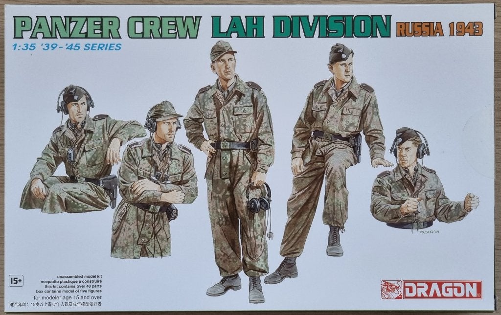 Dragon 1:35 #6214 WWII German Panzer Crew LAH Division 1943, Ophalen of Verzenden, Nieuw, 1:35 tot 1:50, Figuur of Figuren