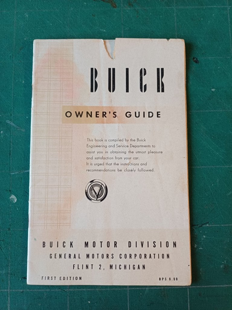 BUICK owner’s guide handboek manual origineel USA, Ophalen of Verzenden