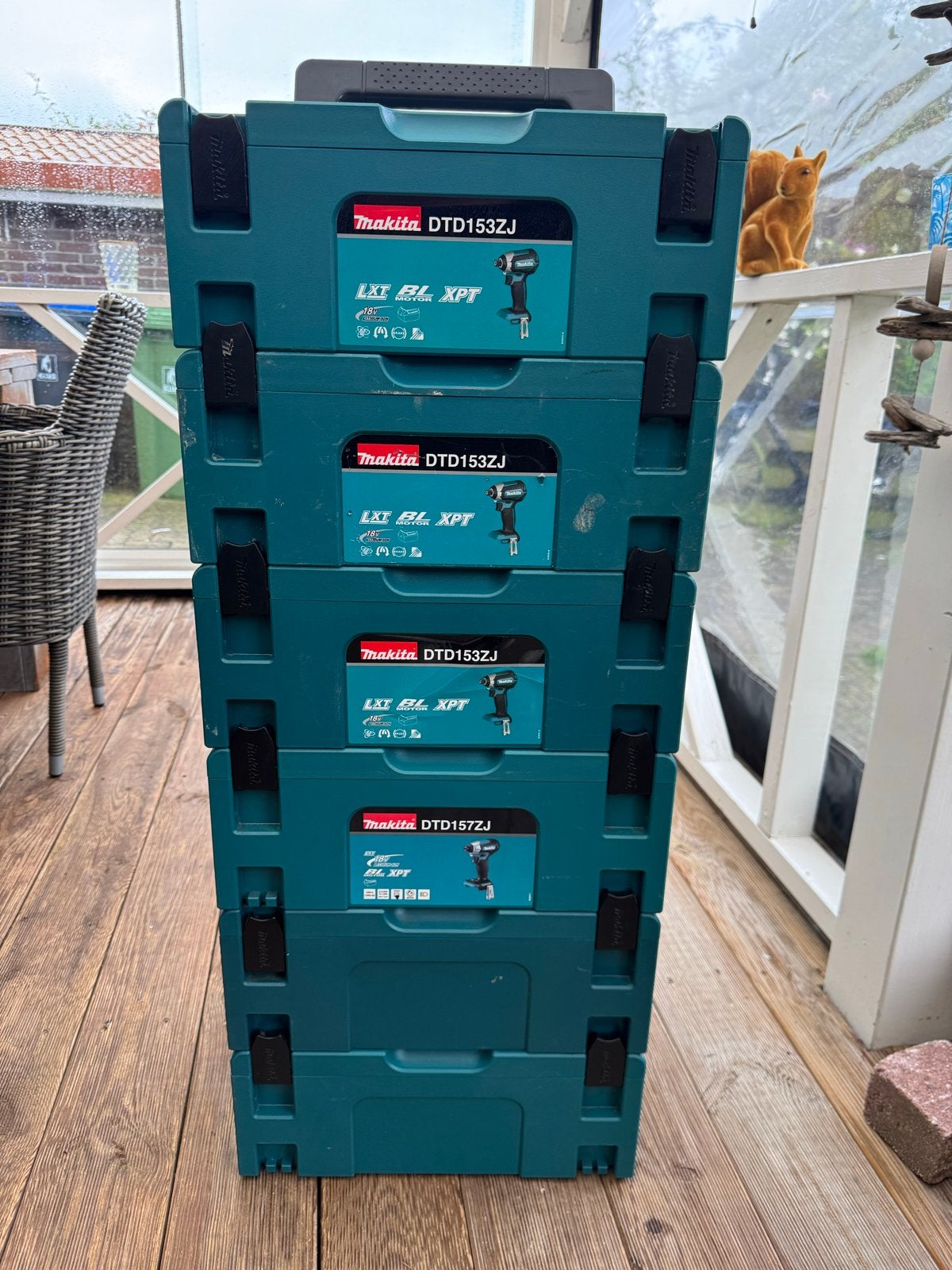 6x Makita M-Box Maat 2 - Gereedschapskoffers, Doe-het-zelf en Verbouw, Ophalen of Verzenden, Zo goed als nieuw