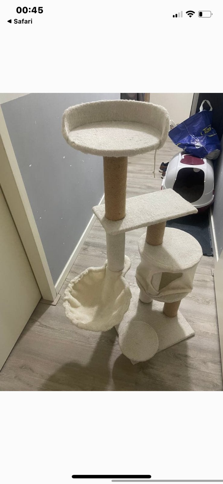 Krabpaal ca 140cm, Dieren en Toebehoren, Ophalen, Zo goed als nieuw, Krabpaal