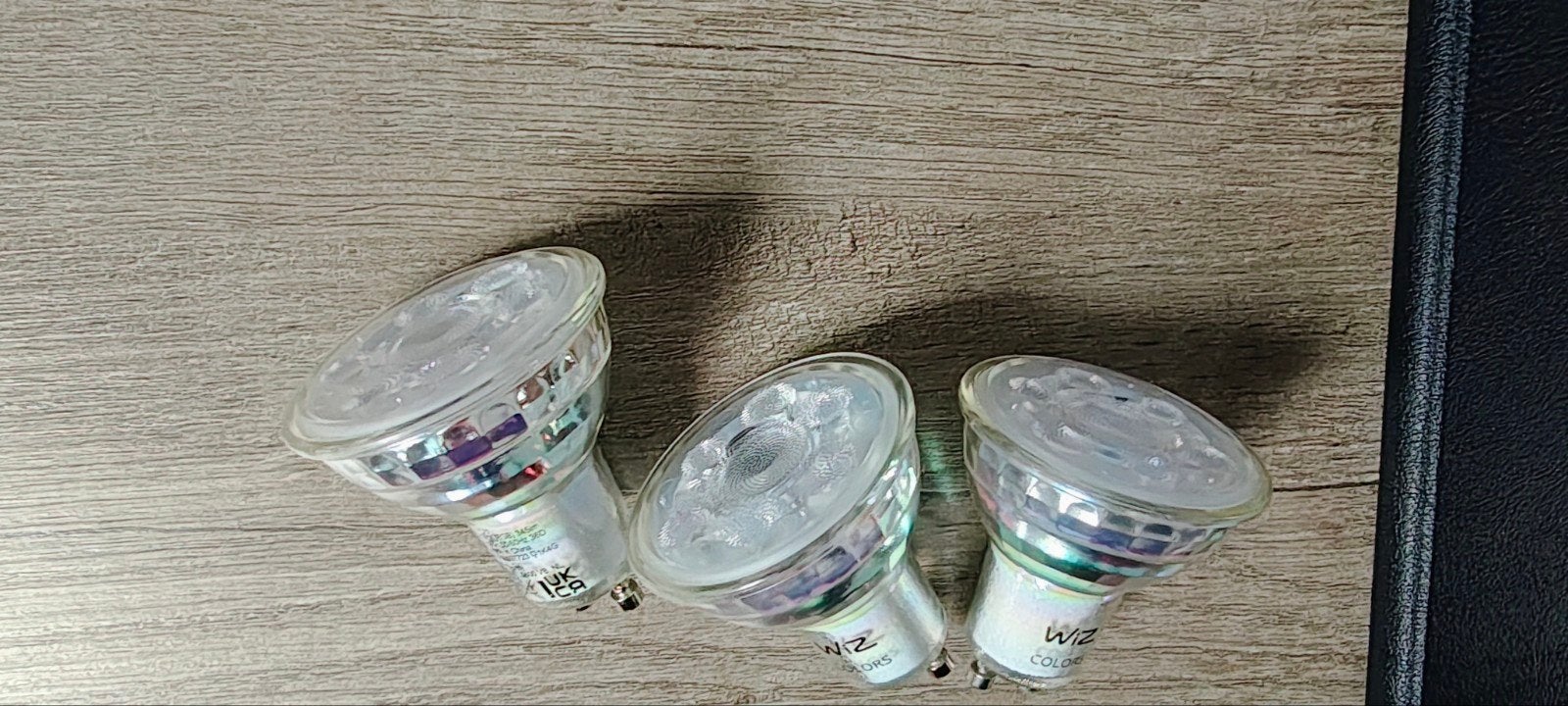 3x Philips WiZ Colors GU10 Smart LED Spots, Kunststof, Meerkleurig, Dimbaar, Ophalen of Verzenden