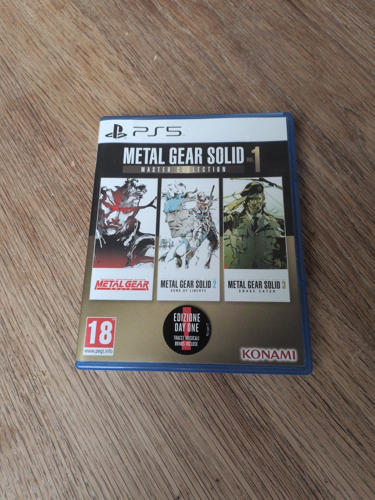 Metal Gear Solid Master Collection Vol. 1 (PS5), Avontuur en Actie, Vanaf 18 jaar, 1 speler, Nieuw