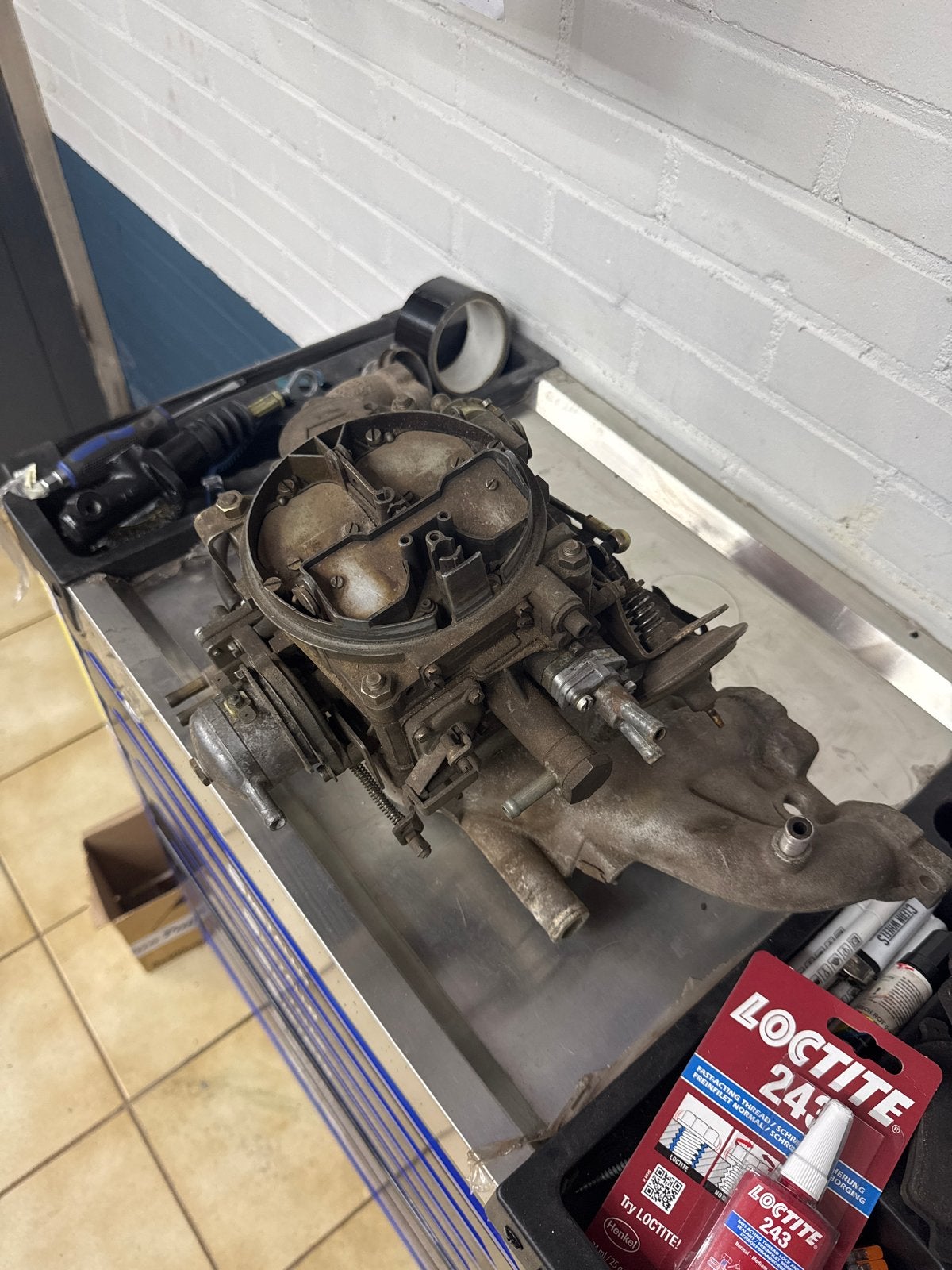 BMW Solex 4A1 carburateur met spruitstuk, Ophalen, Gebruikt, Universele onderdelen