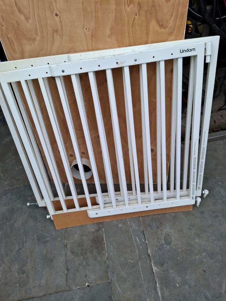 Traphekjes Lindam lees de beschrijving!!!, Kinderen en Baby's, Traphekjes, Ophalen, Hout, 100 tot 115 cm, Klemhekje