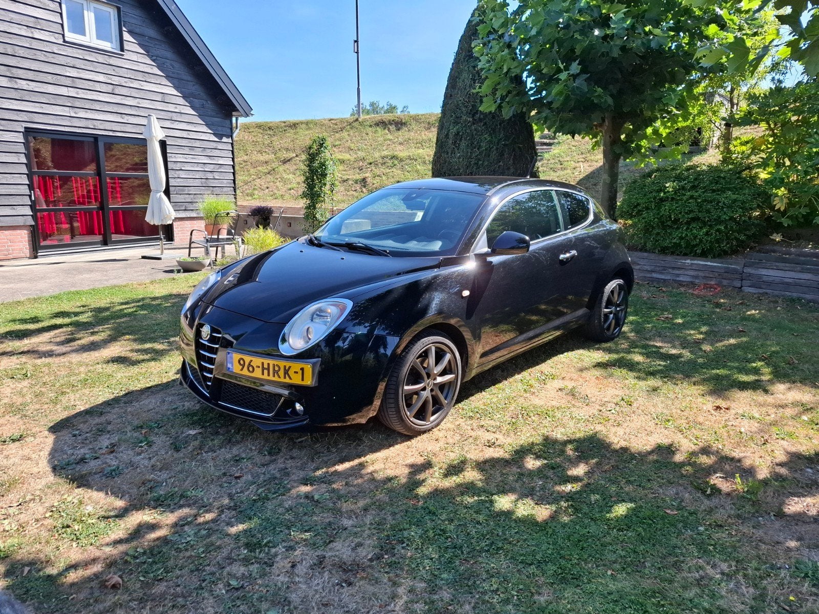 Alfa Romeo MiTo 1.4 Turbo 88KW 2009 Zwart, Voorwielaandrijving, Stof, Zwart, 4 cilinders