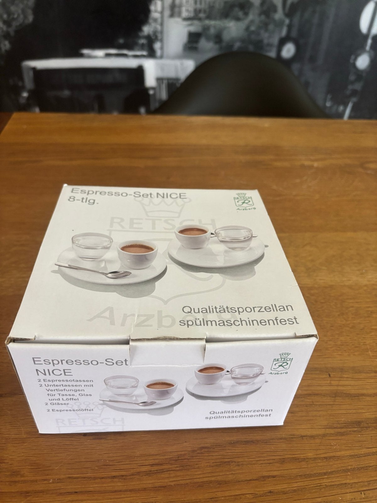 Espresso-Set NICE 8-delig van Arzberg - Nieuw in doos, Arzberg, Nieuw, Ophalen of Verzenden, Modern