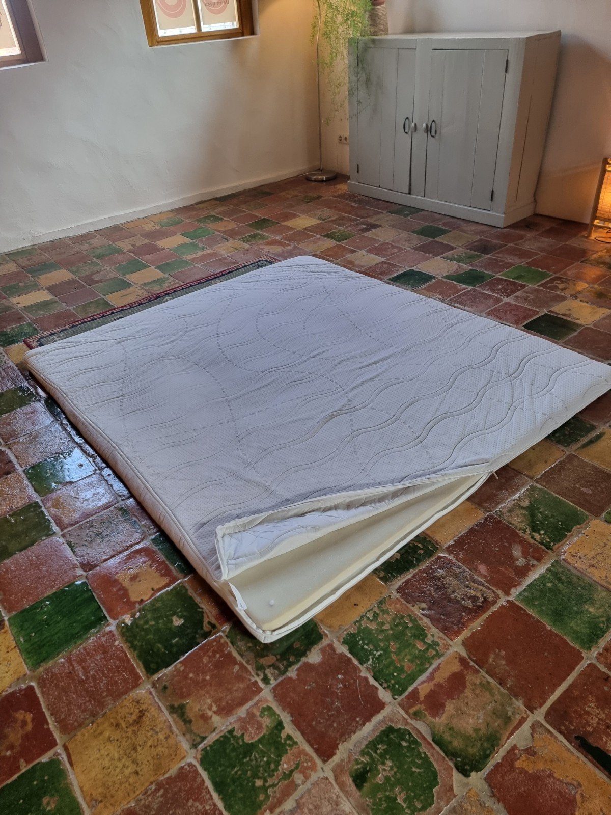 Massage mat, futon., Sport en Fitness, Ophalen, Gebruikt, Massagestoel of Kussen
