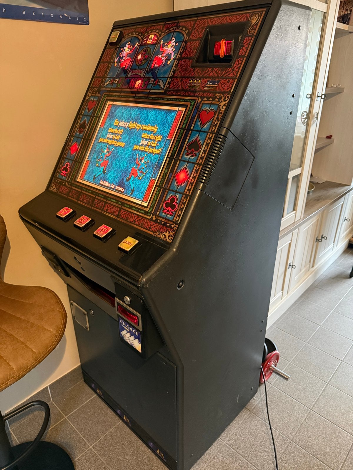 Vintage Super Joker Gokkast - Werkend, Verzamelen, Automaten | Gokkasten en Fruitautomaten, Euro, Ophalen of Verzenden, Zo goed als nieuw