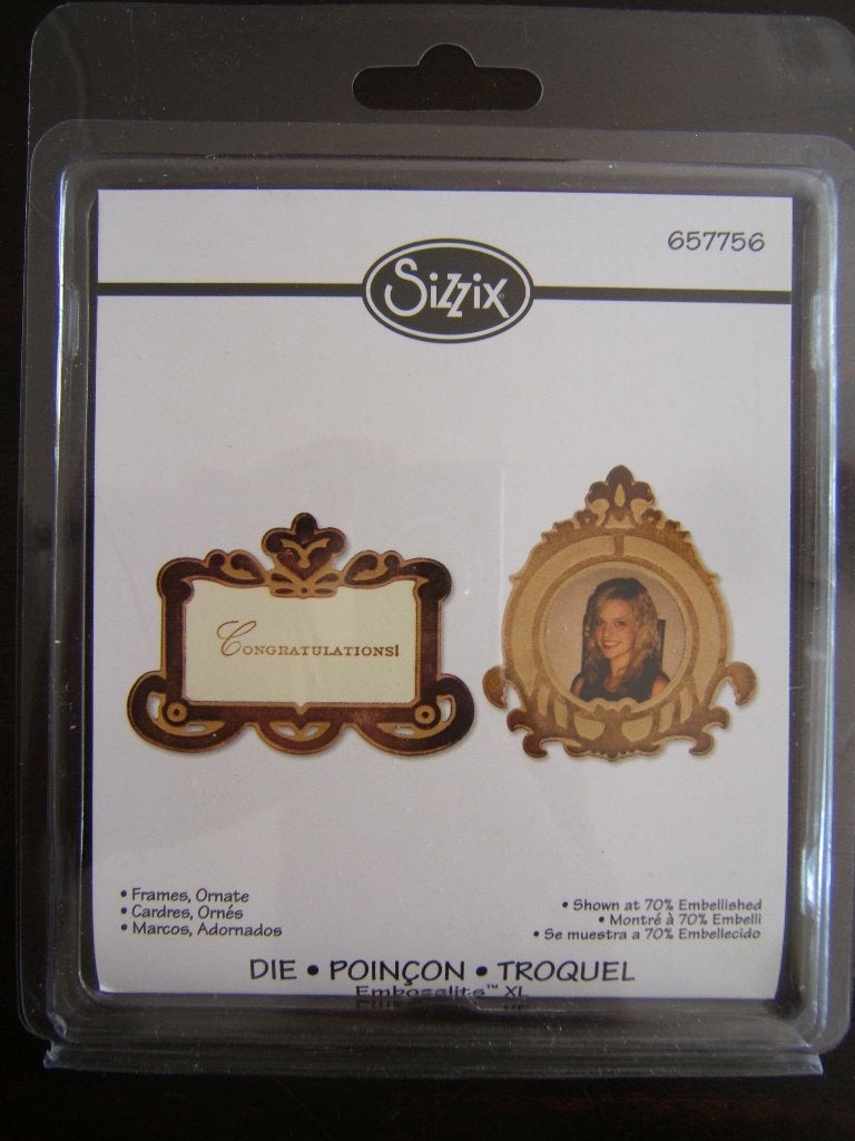 Sizzix embosslits xl die , frames ornate., Ophalen of Verzenden, Nieuw, Frame of Mal, Sizzix
