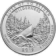 Amerika - Quarter 2019 - River of No Return Wilderness, Verzenden, Noord-Amerika, Losse munt