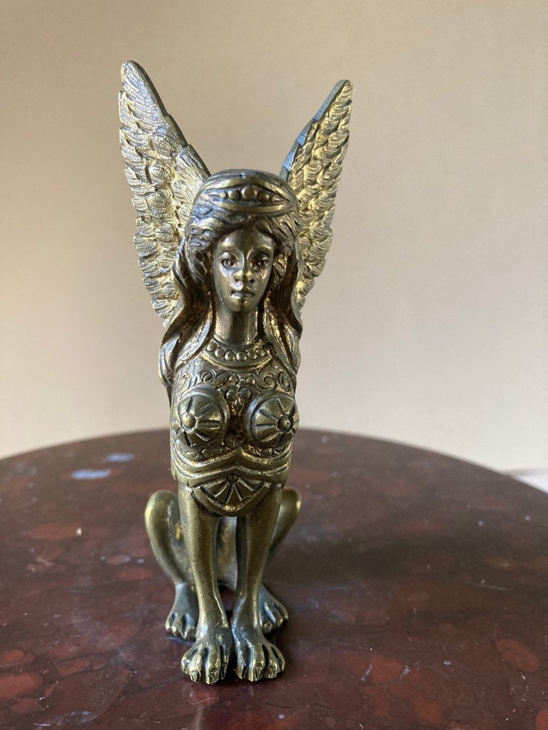 Grand Tour, bronzen Sfinx, Ophalen of Verzenden