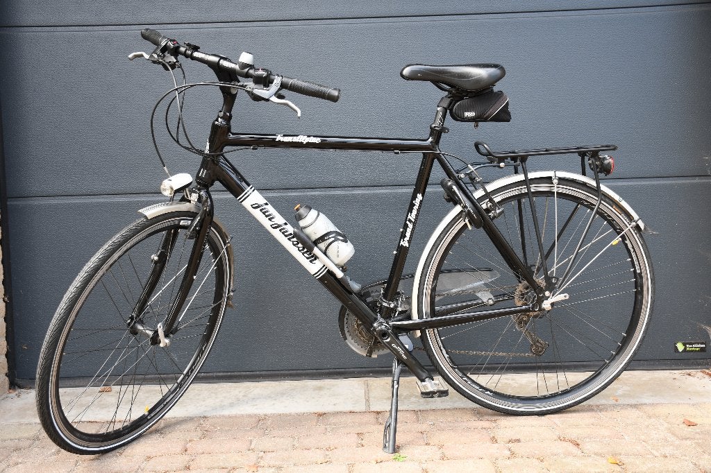 Jan Janssen Transalpine Herenfiets Framemaat 57, Gebruikt, Velgrem, Versnellingen, 57 tot 61 cm