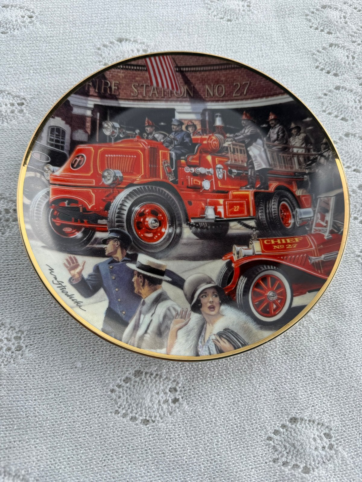 Brandweer Limited Edition Decoratieve Borden Collectie, Ophalen of Verzenden, Zo goed als nieuw