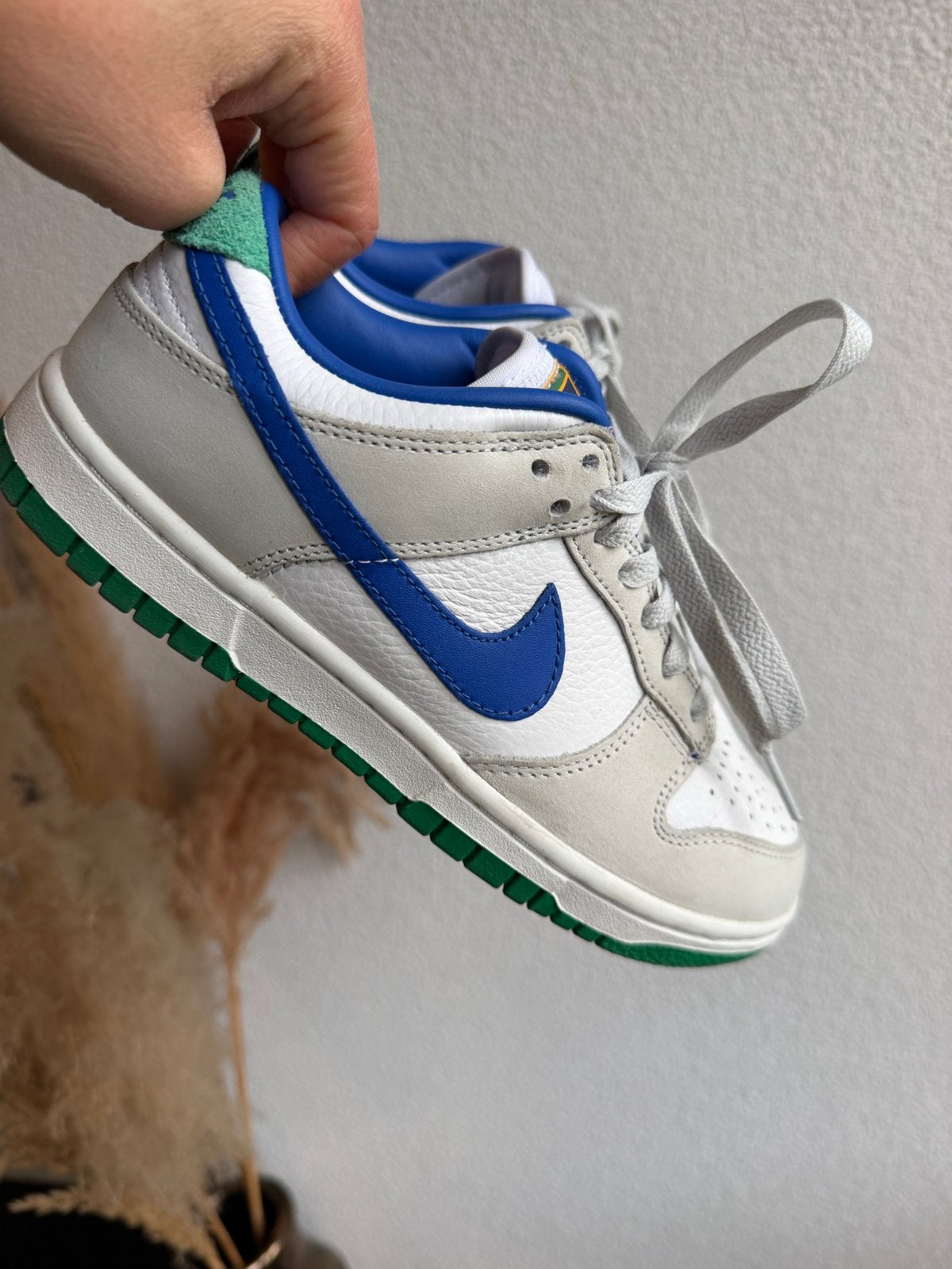 Nike Dunk Low 'Michigan State' sneakers - Maat 37,5, Wit, Ophalen of Verzenden, Sneakers of Gympen, Zo goed als nieuw