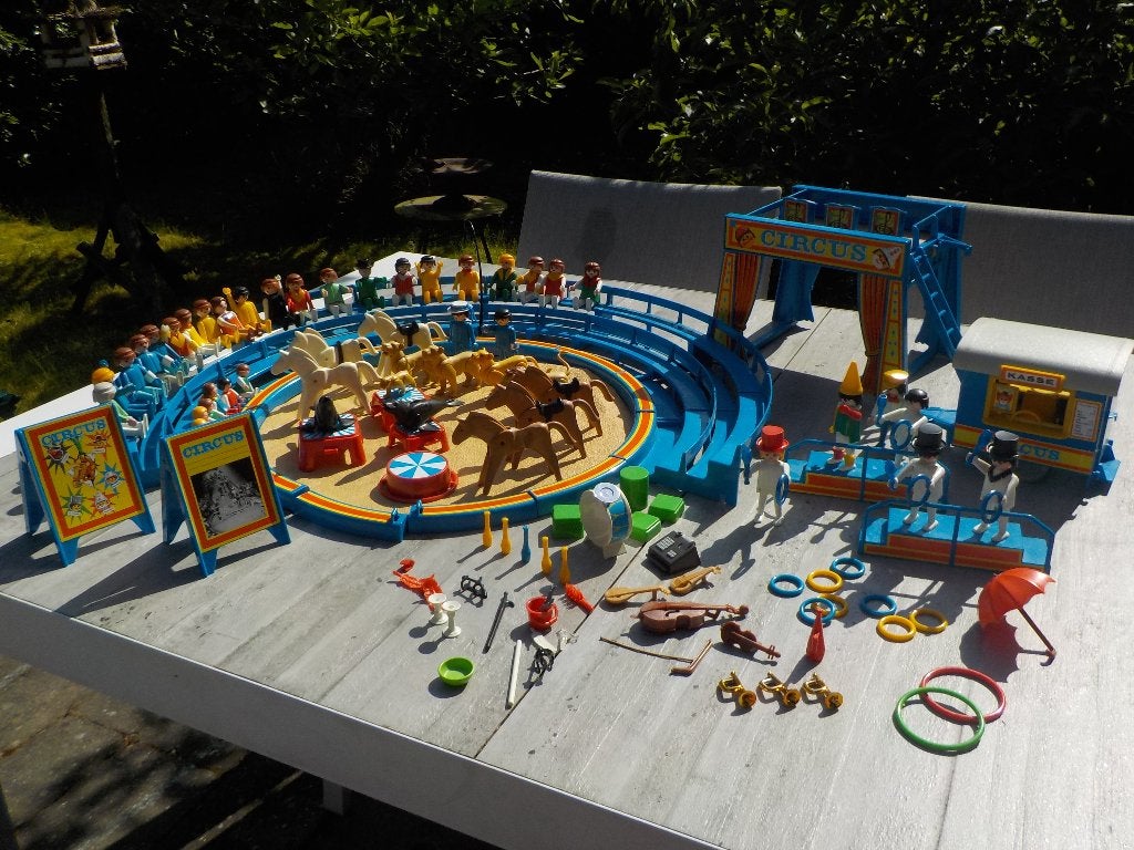 vintage grote circus set van Playmobil - prachtige staat, Kinderen en Baby's, Speelgoed | Playmobil, Gebouw, Complete set, Ophalen of Verzenden