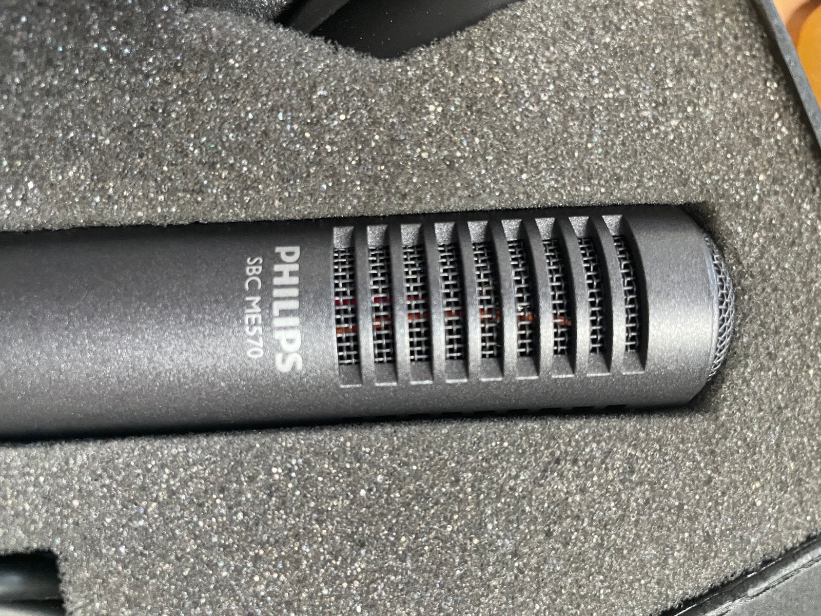 Philips SBC ME570 Electret Microfoon in doos, Ophalen of Verzenden, Zo goed als nieuw, Overige typen