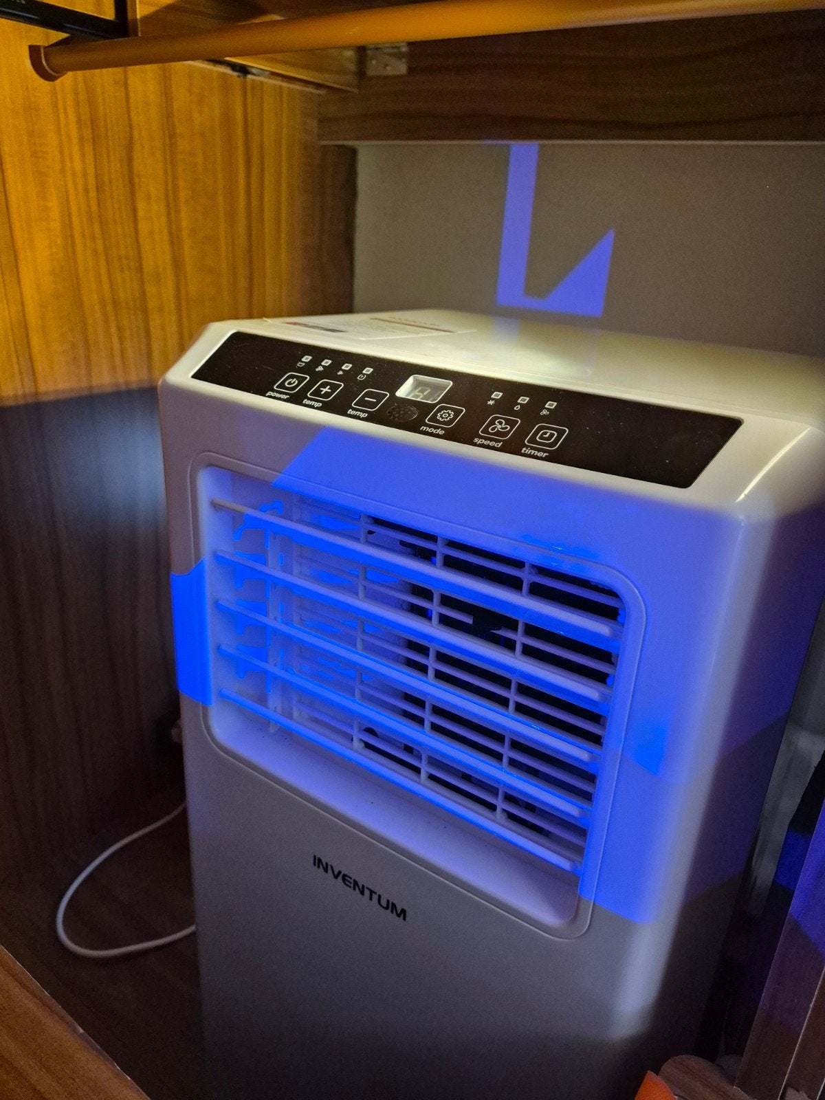 Inventum Mobiele Airco AC701 met Afstandsbediening, Witgoed en Apparatuur, Ophalen, Gebruikt, Minder dan 60 m³, 3 snelheden of meer