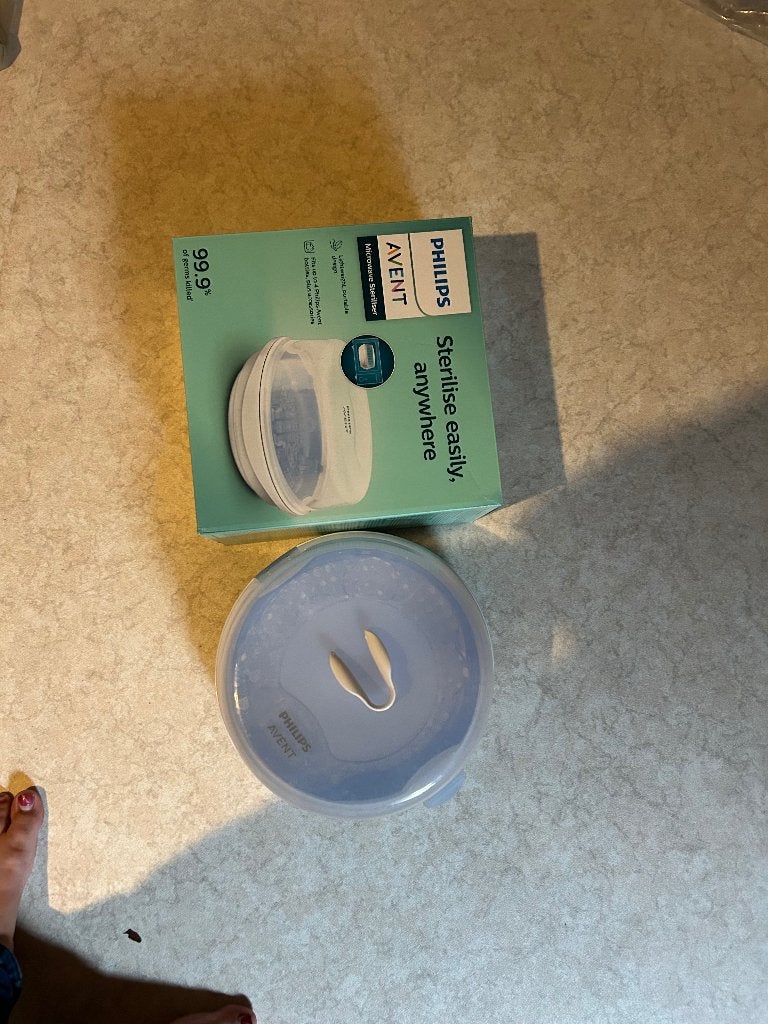 Flessen sterilisator, Ophalen of Verzenden, Zo goed als nieuw, Sterilisator, Philips Avent