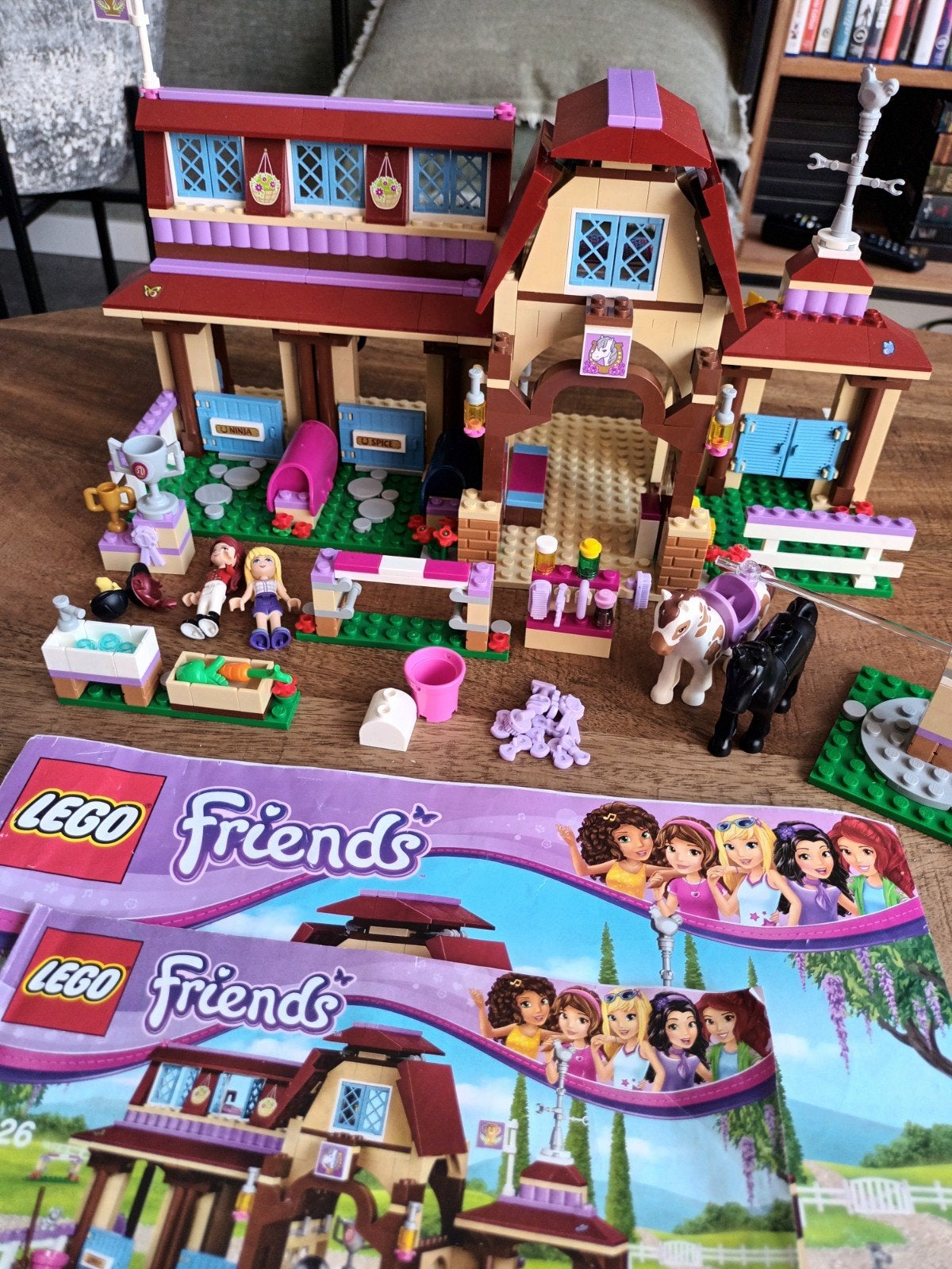 Lego Friends Heartlake Paardrijclub (41126) - Incompleet, Inclusief minifiguren, Gebruikt, Lego, Friends