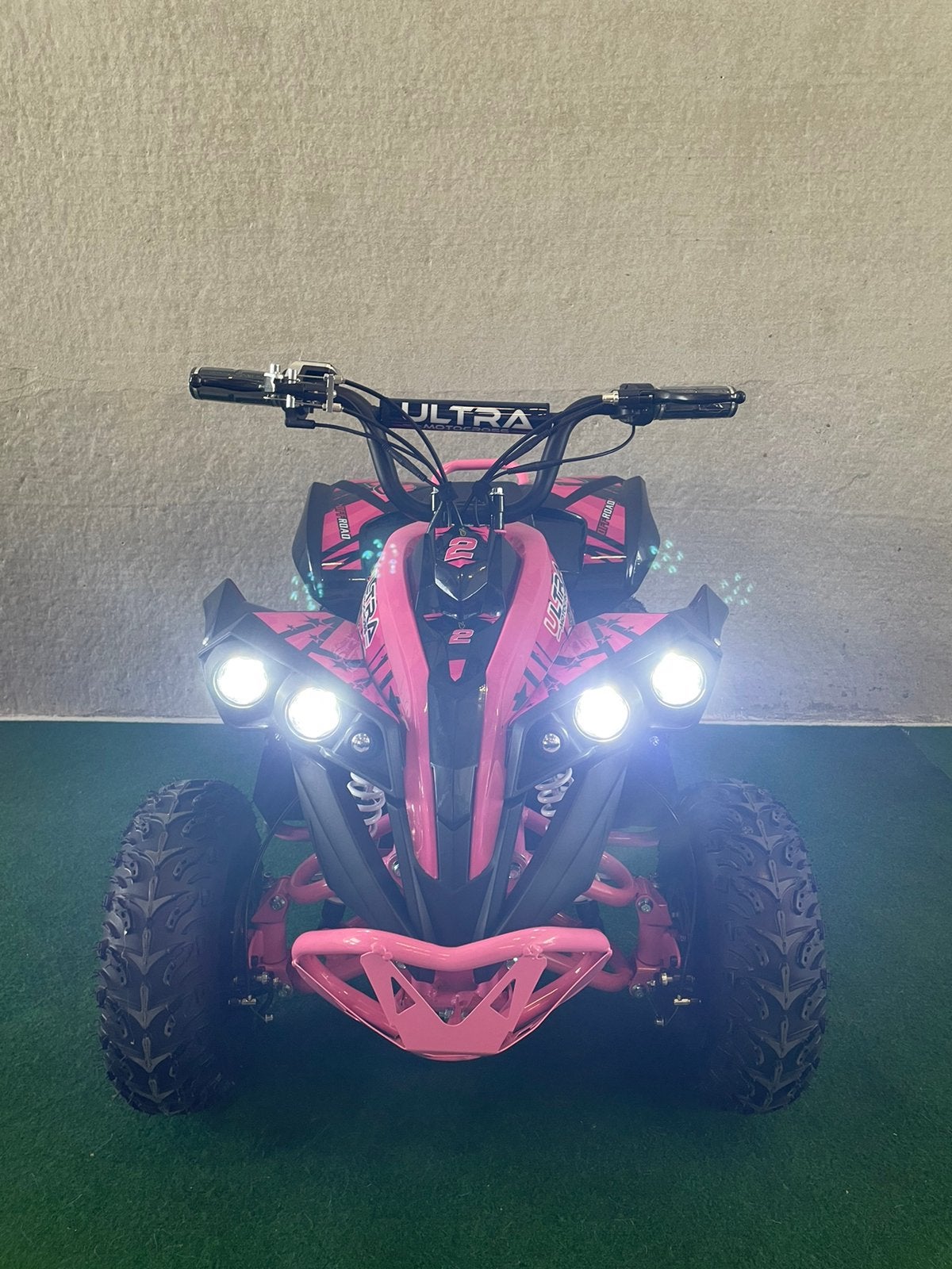 Nieuwe Ultra 1200 watt 48V elektrische roze kinder quad, Ophalen, Nieuw, Ultra, De kooi