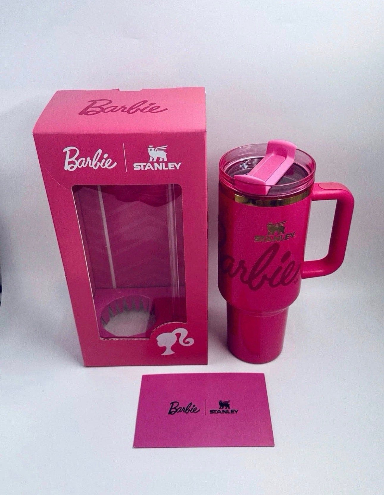 Stanley Barbie cup 30 0z H2.0 Tumbler met mooie tas !!!, Ophalen of Verzenden, Nieuw