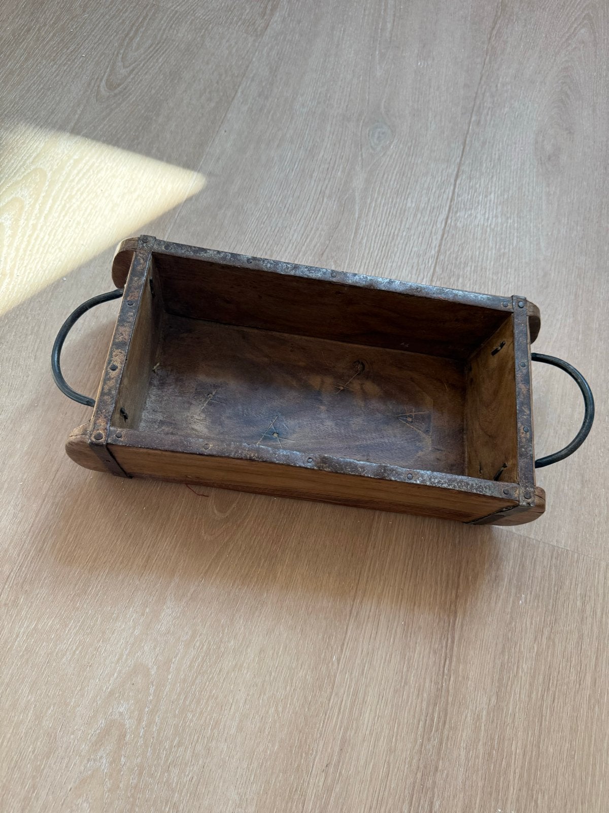 ZARA HOME - Decoratieve fotolijst en houten bakje, Ophalen, Gebruikt, Glas, Fotolijst