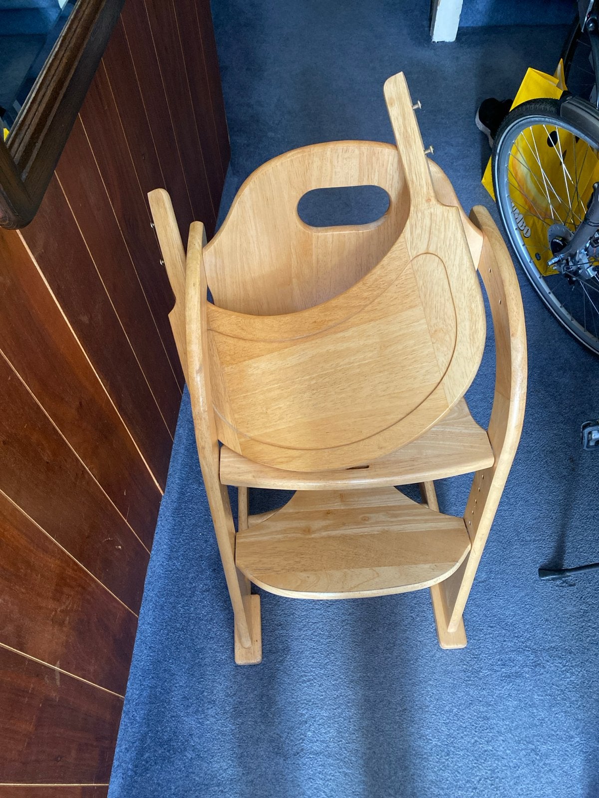 Tiamo Wood Collection meegroeistoel, Ophalen of Verzenden, Gebruikt, Meegroeistoel, Aanschuifbaar