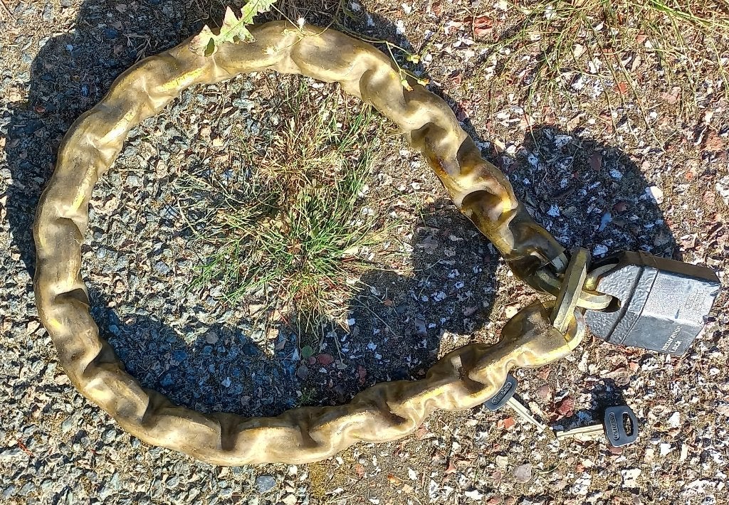 Hangslot, Ophalen of Verzenden, Gebruikt