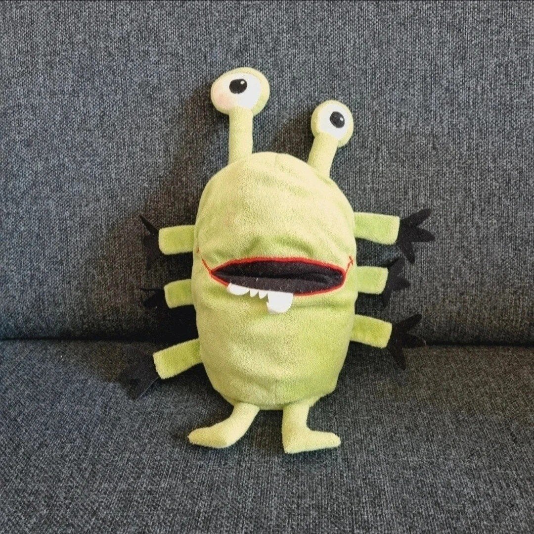 Ikea sagoskatt handpop monster alien, Ophalen of Verzenden, Zo goed als nieuw, Overige typen