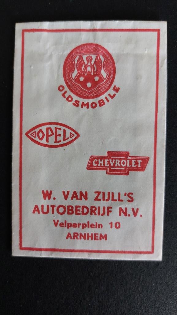 Arnhem, W.van Zijll's autobedrijf n.v., Verzamelen, Suikerzakjes, Verzenden, Nederland