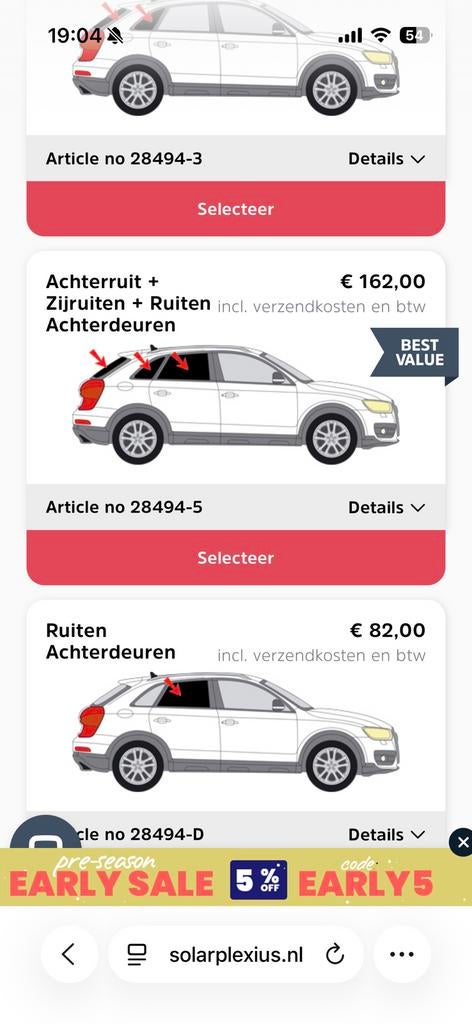 Audi q3 geblindeerde ramen., Ophalen of Verzenden, Gebruikt, Audi