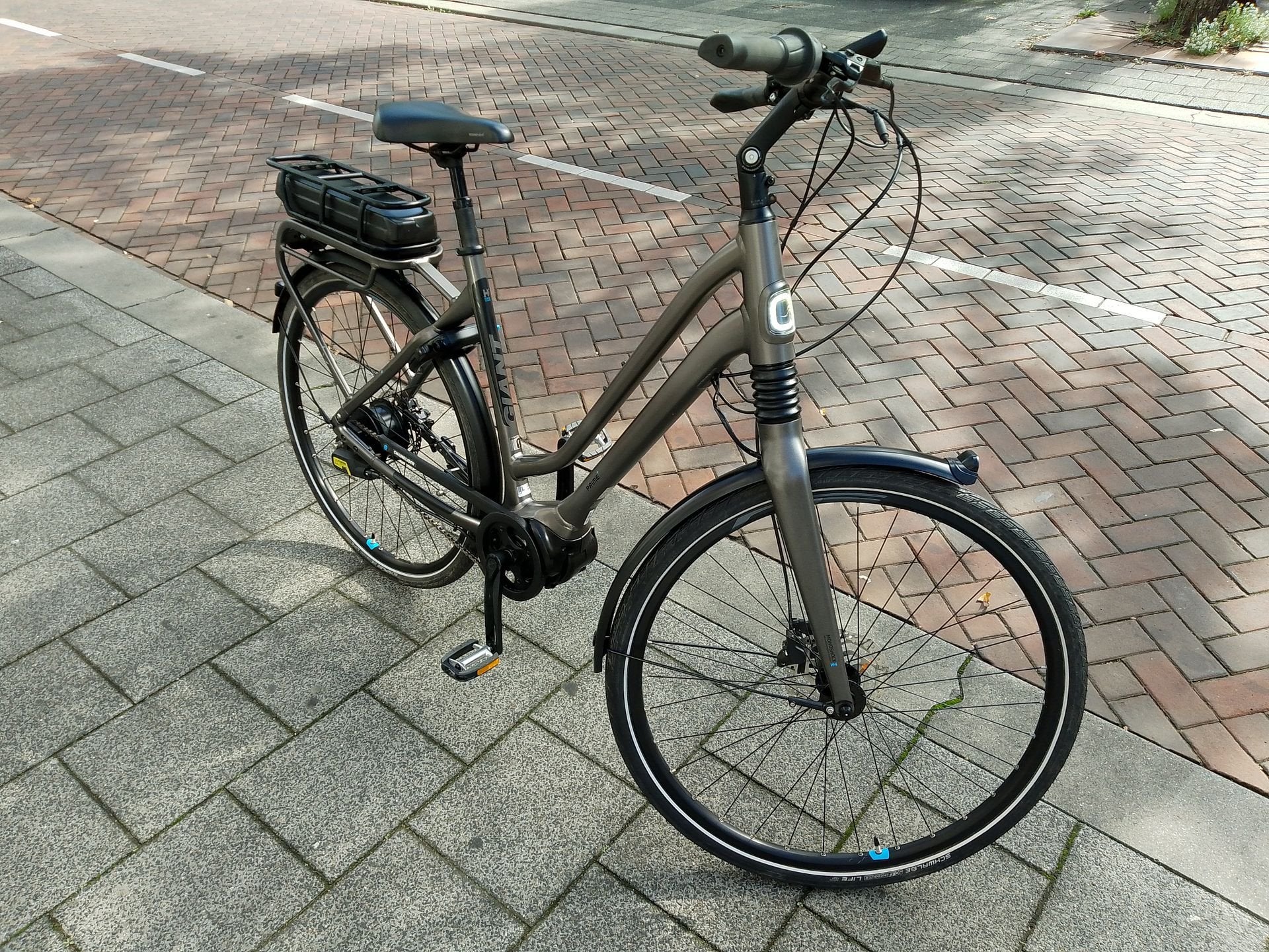 Giant Prime+ d56 elektrische fiets middenm.+enviolo auto, -, -, Zo goed als nieuw, -