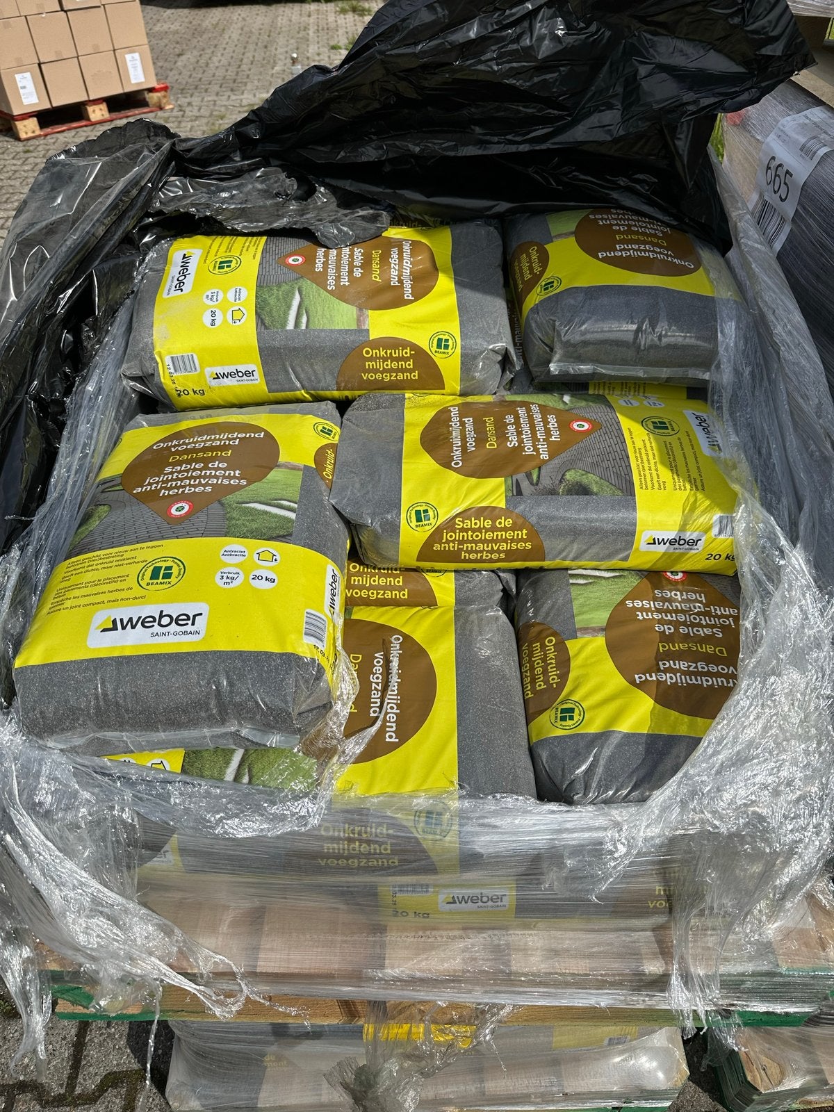 Weber Dansand Voegzand Antraciet&Naturel 20kg - Onkruidvrij, Ophalen, Nieuw, Overige typen