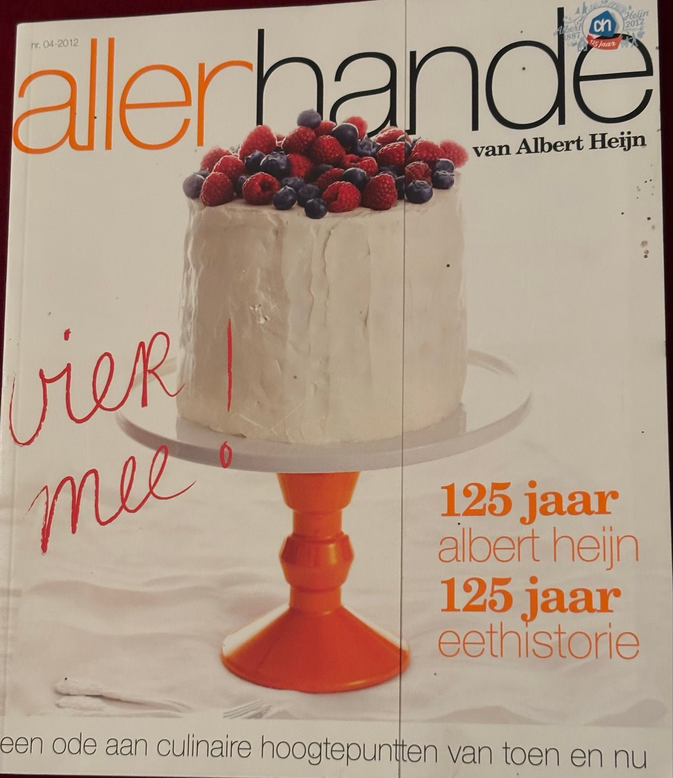 Allerhande Albert Heijn nr. 04-2012 - 125 jaar AH, Verzenden, Nieuw, Overige typen