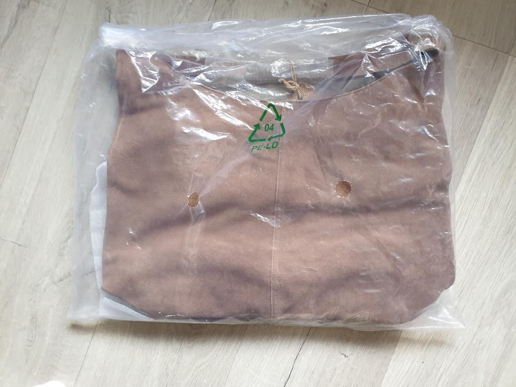 Lederen handtas van DSTRCT tas bruin leer, Ophalen of Verzenden, Nieuw, Bruin, Handtas