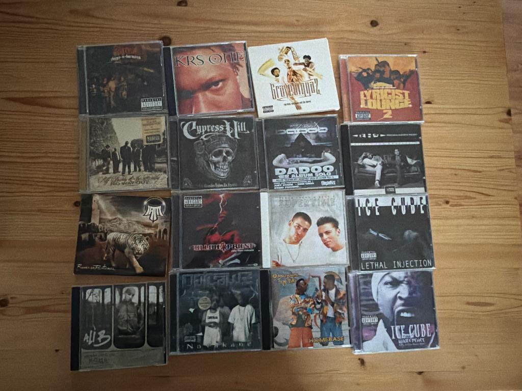 16 hiphop cd’s, Verzenden, 2000 tot heden, Gebruikt