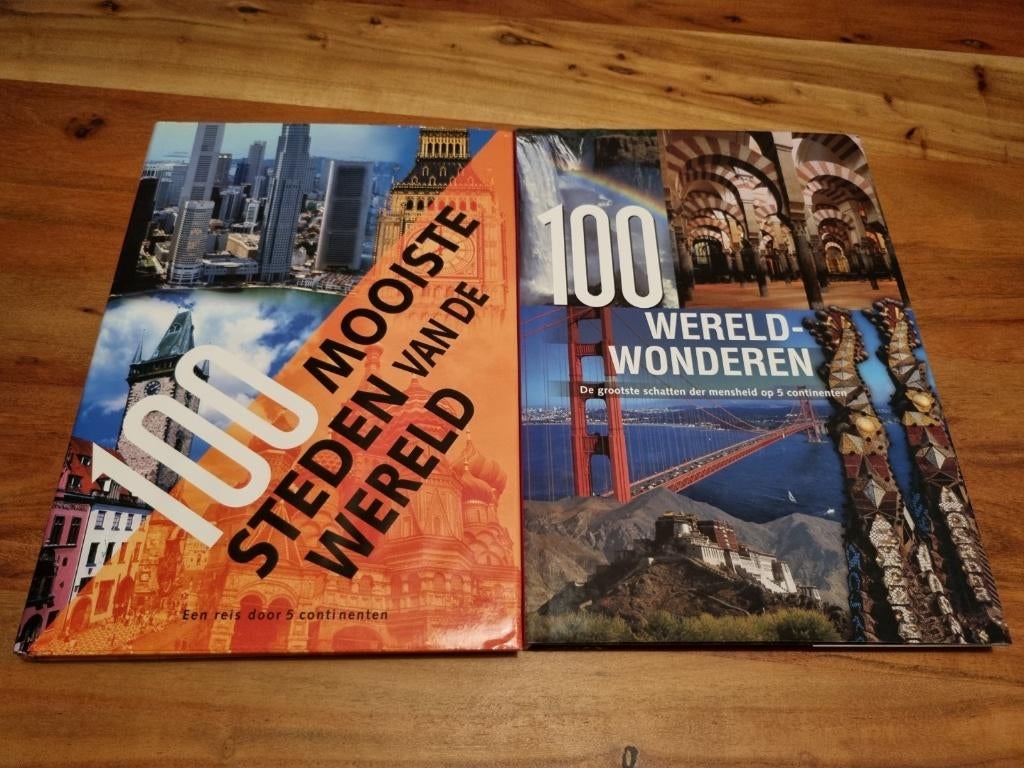 REBO 100 wereldwonderen en 100 mooiste steden van de wereld, Boeken, Overige merken, Europa, Ophalen of Verzenden, Zo goed als nieuw