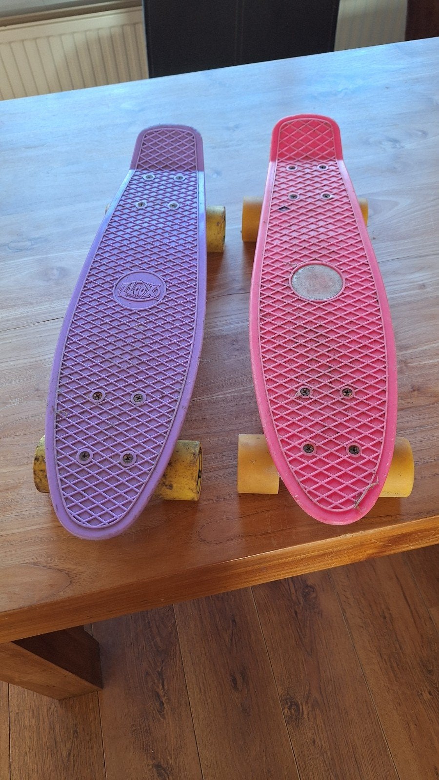 Set van 2 Penny Skateboards - Roze en Paars, Ophalen of Verzenden, Gebruikt, Skateboard