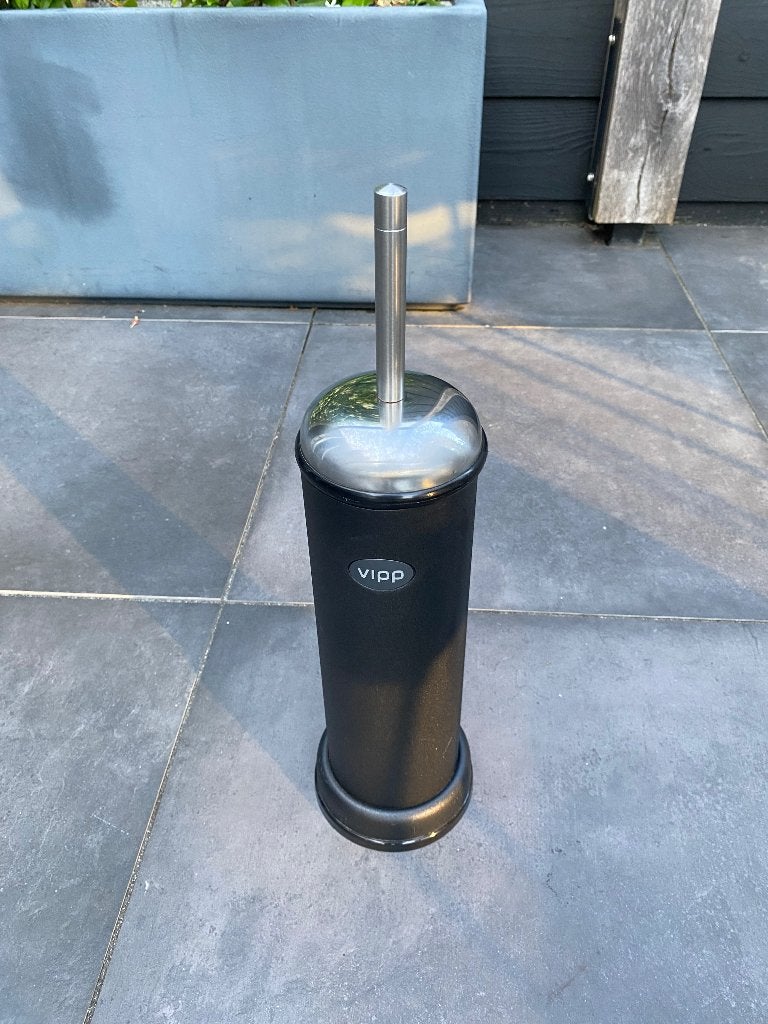 Vipp 11 Toiletborstel Zwart, Huis en Inrichting, Ophalen of Verzenden, Zo goed als nieuw, Zwart, Overige typen