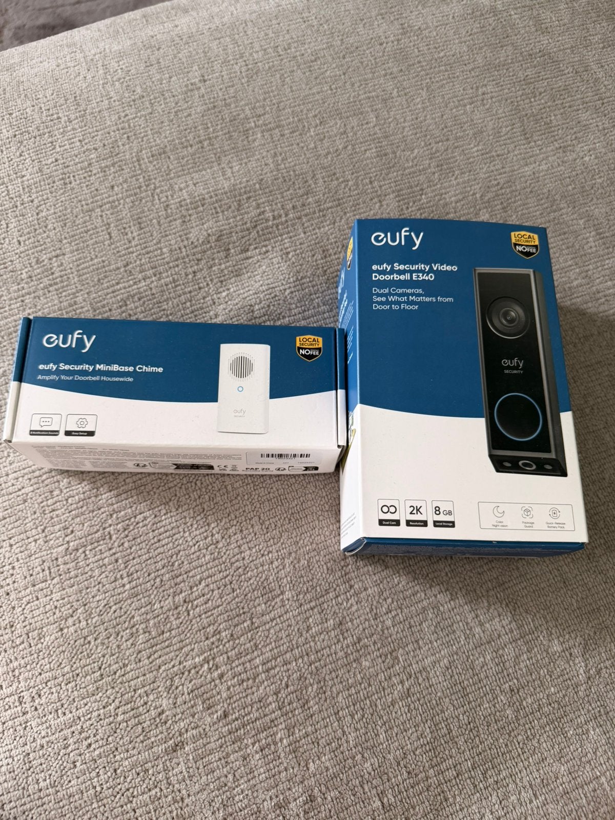 Eufy Video Deurbel + Chime, Ophalen of Verzenden, Zo goed als nieuw